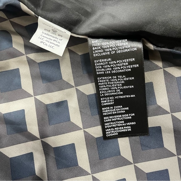 Vince Camuto NWT Water Resistant Belted Trench Coat Jacket Size M retail $280 - Picture 10 of 12